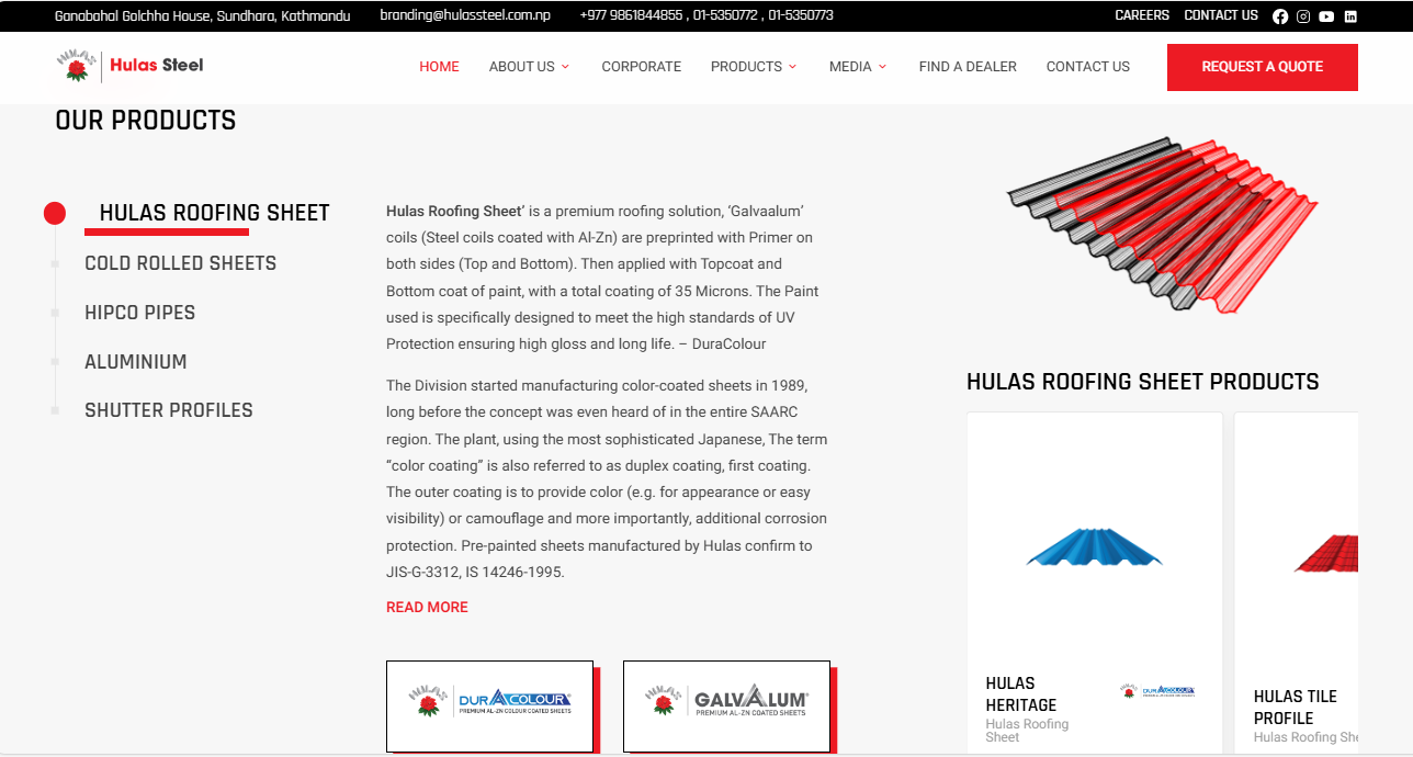 hulas steel